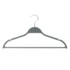 12-Piece Non-Slip Suit Hanger, Grey 1 12-Piece Non-Slip Suit Hanger, Grey -Furniture Series Store 12 piece non slip suit hanger grey