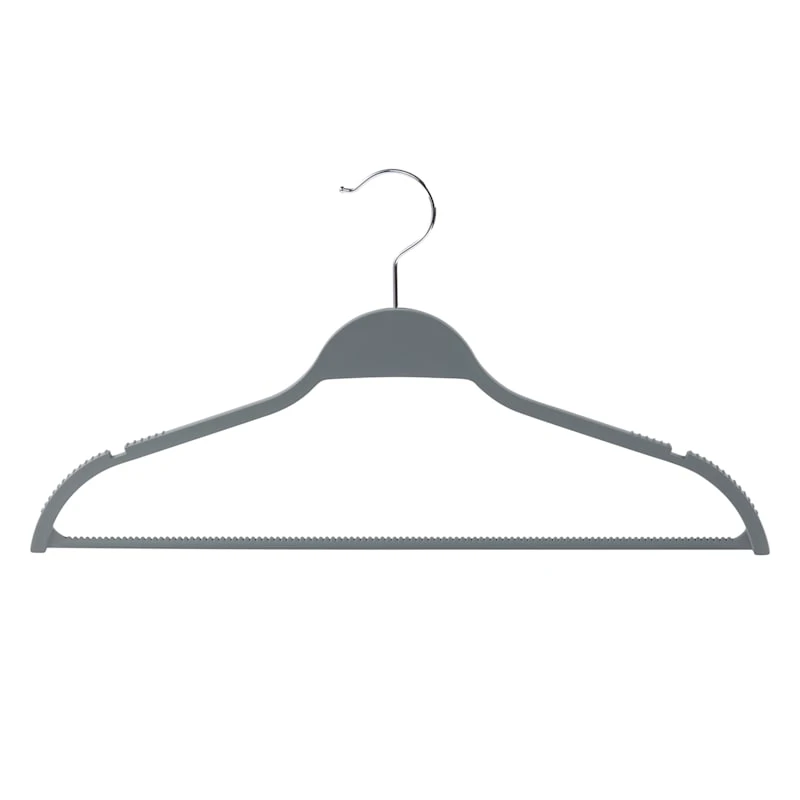 12-Piece Non-Slip Suit Hanger, Grey 3 12-Piece Non-Slip Suit Hanger, Grey