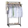 2-Bar Wheeled Garment Rack 2 2-Bar Wheeled Garment Rack -Furniture Series Store 2 bar wheeled garment rack