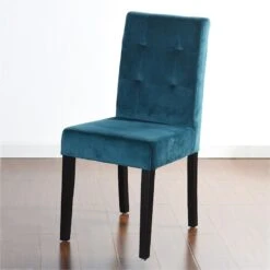 2-Pack Madden Teal Velvet Dining Chair -Furniture Series Store 2 pack madden teal velvet dining chair 2