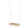 2-Rod Retro Garment Rack -Furniture Series Store 2 rod retro garment rack