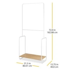 2-Rod Retro Garment Rack 11 2-Rod Retro Garment Rack -Furniture Series Store 2 rod retro garment rack 4