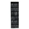 24-Pocket Over The Door Shoe Organizer, Black -Furniture Series Store 24 pocket over the door shoe organizer black