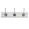 3-Hook White Round Wall Hanger -Furniture Series Store 3 hook white round wall hanger