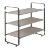 3-Tier Heavy Duty Shoe Rack, Grey -Furniture Series Store 3 tier heavy duty shoe rack grey