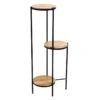 31.7in 3 Tier Wood Metal Stand -Furniture Series Store 31.7in 3 tier wood metal stand