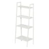 4-Tier Metal Rack, White -Furniture Series Store 4 tier metal rack white
