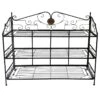 40in. Bronze/Gold 3 Tier, Large Bakers Rack -Furniture Series Store 40in. bronze gold 3 tier large bakers rack