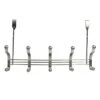 5-Hook Over The Door Hanger, Nickel 2 5-Hook Over The Door Hanger, Nickel -Furniture Series Store 5 hook over the door hanger nickel