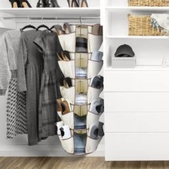 5-Tier Carousel Organizer, Brown -Furniture Series Store 5 tier carousel organizer brown 3