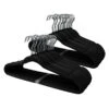 50-Pack Velvet Hanger, Black -Furniture Series Store 50 pack velvet hanger black