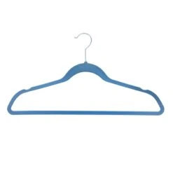 50-Pack Velvet Suit Hangers, Allure Blue -Furniture Series Store 50 pack velvet suit hangers allure blue 3