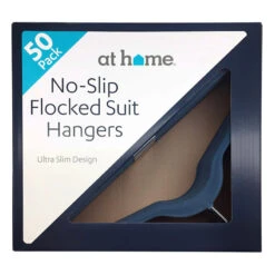 50-Pack Velvet Suit Hangers, Dark Blue -Furniture Series Store 50 pack velvet suit hangers dark blue 2