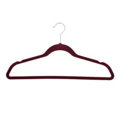 50-Pack Velvet Suit Hangers, Fuchsia