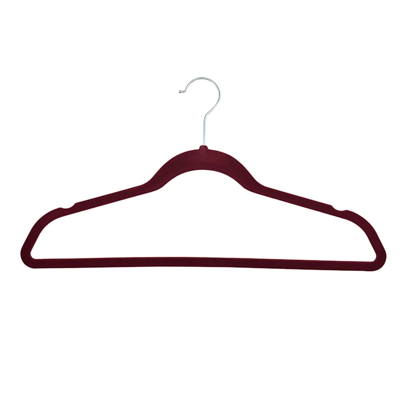 50-Pack Velvet Suit Hangers, Fuchsia 3 50-Pack Velvet Suit Hangers, Fuchsia