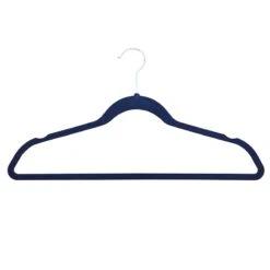 50-Pack Velvet Suit Hangers, Navy Blue -Furniture Series Store 50 pack velvet suit hangers navy blue 6