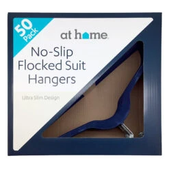 50-Pack Velvet Suit Hangers, Navy Blue -Furniture Series Store 50 pack velvet suit hangers navy blue 7