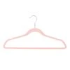 50-Pack Velvet Suit Hangers, Pink -Furniture Series Store 50 pack velvet suit hangers pink