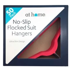 50-Pack Velvet Suit Hangers, Raspberry Red -Furniture Series Store 50 pack velvet suit hangers raspberry red 1