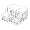 6-Section Clear Storage Bin, Extra Large 1 6-Section Clear Storage Bin, Extra Large -Furniture Series Store 6 section clear storage bin extra large