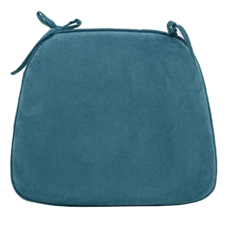 Alexander Teal Plush Foam Chair Pad 3 Alexander Teal Plush Foam Chair Pad