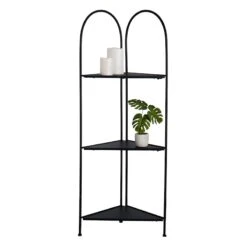 Alice Folding Corner Shelf, Black 9 Alice Folding Corner Shelf, Black -Furniture Series Store alice folding corner shelf black 2
