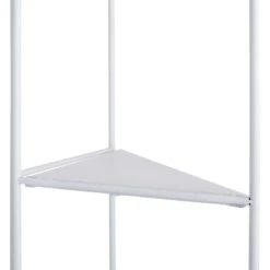 Alice Folding Corner Shelf, White 10 Alice Folding Corner Shelf, White -Furniture Series Store alice folding corner shelf white 3
