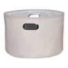 Almond Round Fabric Storage Basket, Small 2 Almond Round Fabric Storage Basket, Small -Furniture Series Store almond round fabric storage basket small
