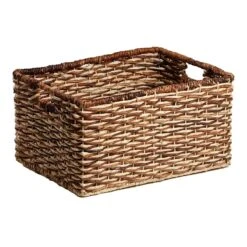 Bacburi Woven Abaca Shelf Tote, Medium