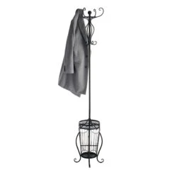 Black Metal Coat Rack -Furniture Series Store black metal coat rack 3
