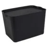Black Storage Container, Large 2 Black Storage Container, Large -Furniture Series Store black storage container large