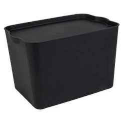 Black Storage Container, Large