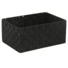 Black Weave Under The Bed Storage Basket, Large 2 Black Weave Under The Bed Storage Basket, Large -Furniture Series Store black weave under the bed storage basket large