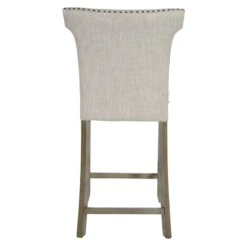 Brittany Upholstered Counter Stool With Nailheads -Furniture Series Store brittany upholstered counter stool with nailheads 2