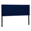 Chandler Channeled Navy Velvet King Headboard 1 Chandler Channeled Navy Velvet King Headboard -Furniture Series Store chandler channeled navy velvet king headboard