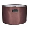 Cocoa Round Fabric Storage Basket, Large 2 Cocoa Round Fabric Storage Basket, Large -Furniture Series Store cocoa round fabric storage basket large