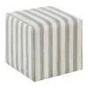 Cottage Thin Striped Ottoman