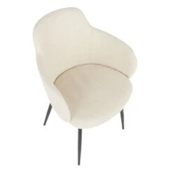 Crosby St Bryce Dining Chair, Cream -Furniture Series Store crosby st bryce dining chair cream 5