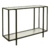 Crosby St Cooper Metal Console Table, Black