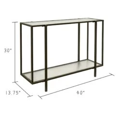 Crosby St Cooper Metal Console Table, Black 11 Crosby St Cooper Metal Console Table, Black -Furniture Series Store crosby st cooper metal console table black 3