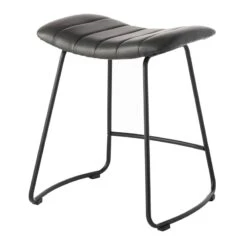 Crosby St Jude Black Backless Counter Stool, 24" -Furniture Series Store crosby st jude black backless counter stool 24 2