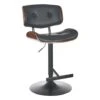 Crosby St Leonardo Adjustable Faux Leather Barstool 1 Crosby St Leonardo Adjustable Faux Leather Barstool -Furniture Series Store crosby st leonardo adjustable faux leather barstool