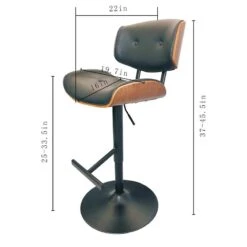 Crosby St Leonardo Adjustable Faux Leather Barstool 12 Crosby St Leonardo Adjustable Faux Leather Barstool -Furniture Series Store crosby st leonardo adjustable faux leather barstool 4