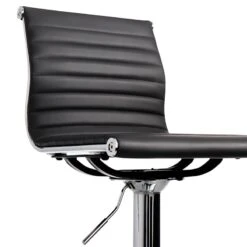 Crosby St Maxwell Adjustable Faux Leather Barstool, Grey -Furniture Series Store crosby st maxwell adjustable faux leather barstool grey 4