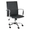Crosby St Maxwell Adjustable Faux Leather Office Chair, Black -Furniture Series Store crosby st maxwell adjustable faux leather office chair black