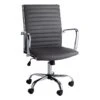 Crosby St Maxwell Adjustable Faux Leather Office Chair, Grey -Furniture Series Store crosby st maxwell adjustable faux leather office chair grey