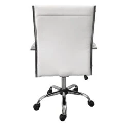 Crosby St Maxwell Adjustable Faux Leather Office Chair, White 10 Crosby St Maxwell Adjustable Faux Leather Office Chair, White -Furniture Series Store crosby st maxwell adjustable faux leather office chair white 3
