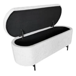 Crosby St Roxie Storage Bench, White -Furniture Series Store crosby st roxie storage bench white 4