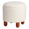 Crosby St Shay Storage Ottoman, White -Furniture Series Store crosby st shay storage ottoman white