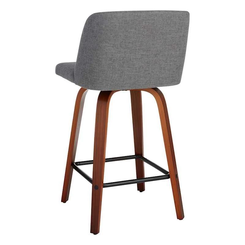 Crosby St Toriano Upholstered Counter Stool, 26" 4 Crosby St Toriano Upholstered Counter Stool, 26" - Image 2